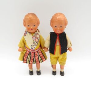 boy doll and a girl doll