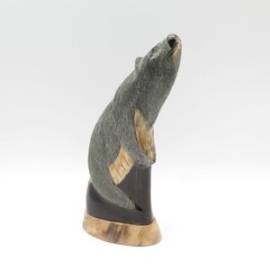 carving of a bear