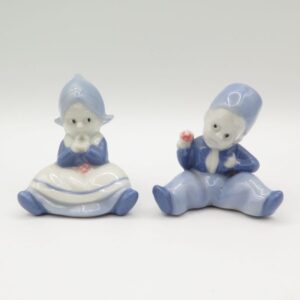 clay figurines of dutch boy and girl