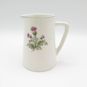 creamer with a thistle on it