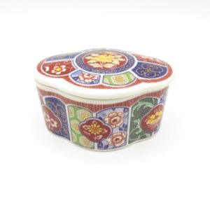 clay trinket container with a lid